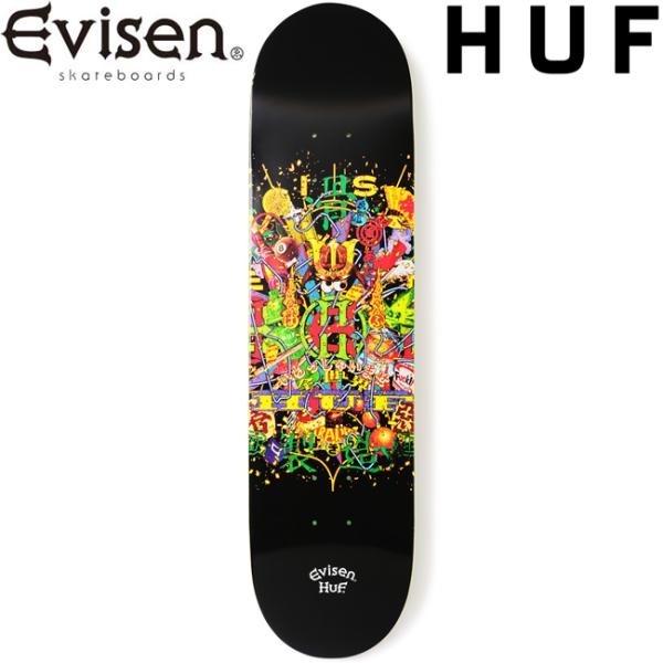 Evisen Skateboards（エビセンスケートボード） デッキ エヴィセン HUF