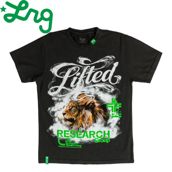 tシャツ LRG エルアールジー LIFTED ABOVE THE CLOUDS Short Sleeve TEE Pigment Black 半袖Tシャツ カットソー メンズ レディース