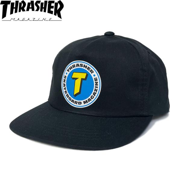 キャップ THRASHER スラッシャー Number 1 Redux SNAPBACK CAP Black スナップバック 帽子 メンズ レディース