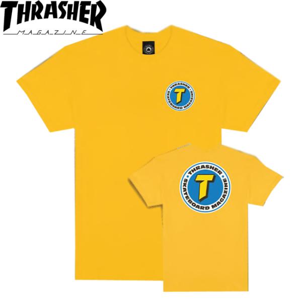 tシャツ THRASHER スラッシャー NUMBER 1 S/S T-Shirts USA Gold スラッシャー マガジン 半袖Tシャツ カットソー メンズ レディース