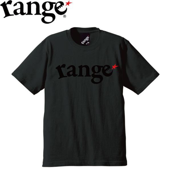 レンジ range tシャツ logo SS TEE BLACKBLACK 半袖 Tシャツ