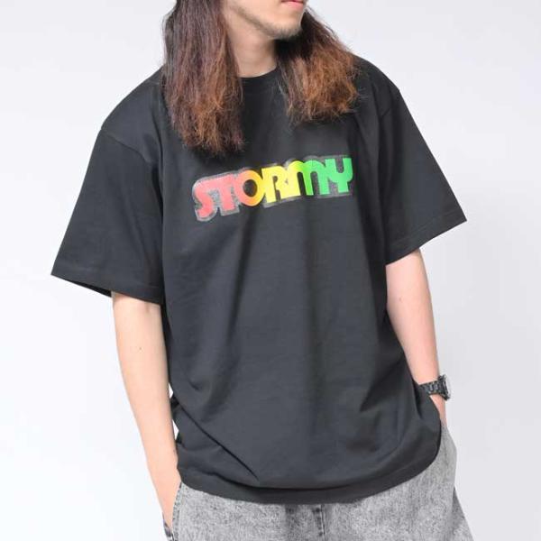 STORMY ストーミー tシャツ OG LOGO SS T-SHIRTS BLACK/RASTA
