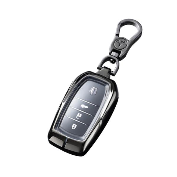 クラウン210系　220系 用 キーケースカバー 車用スマートキーケース ネジ止め付き  キーカバー  キーホルダーセット