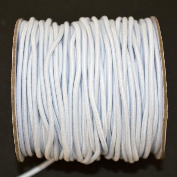 注：お一人様３パックまでとさせていただきます。●しっかりとした弾性のある素材のゴム紐です。●表面：ナイロン、内側：ゴム●中国製●表示価格は３ｍカットの価格になります。●３ｍにカットされた商品です。例：個数　２　でご注文の場合は　３ｍ×２本に...