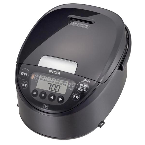 タイガー IH炊飯ジャー 炊きたて 5.5合炊き モーブブラック JPW-M100 KV 【Tiger タイガー魔法瓶 炊飯器 炊飯 ジャー コンパクト 省エネ】