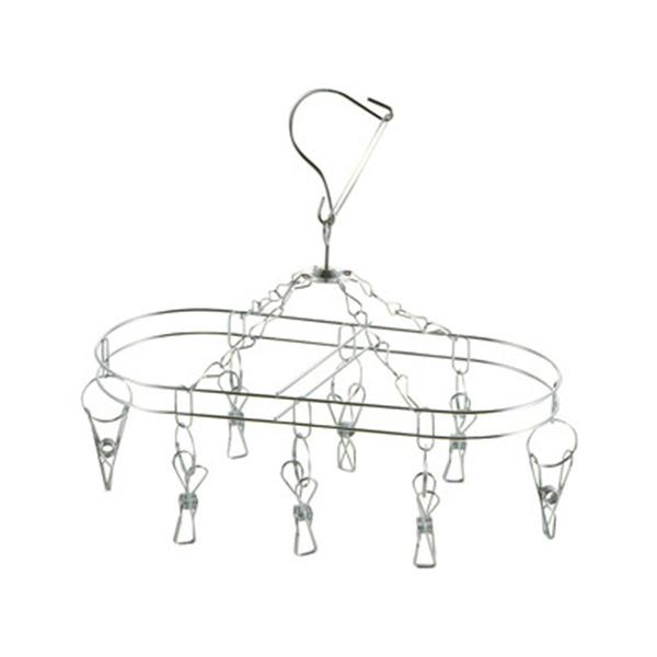 他サイト： 【2160円以上送料無料】パール金属 HB-6172 メタリア ステンレス製スマートハンガー8ピンチの商品画像