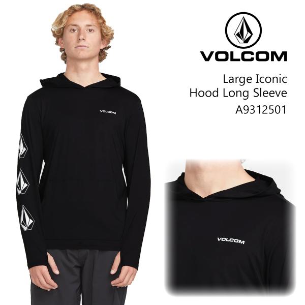 VOLCOM（ボルコム） 25 VOLCOM 長袖 ラッシュガード パーカー フード