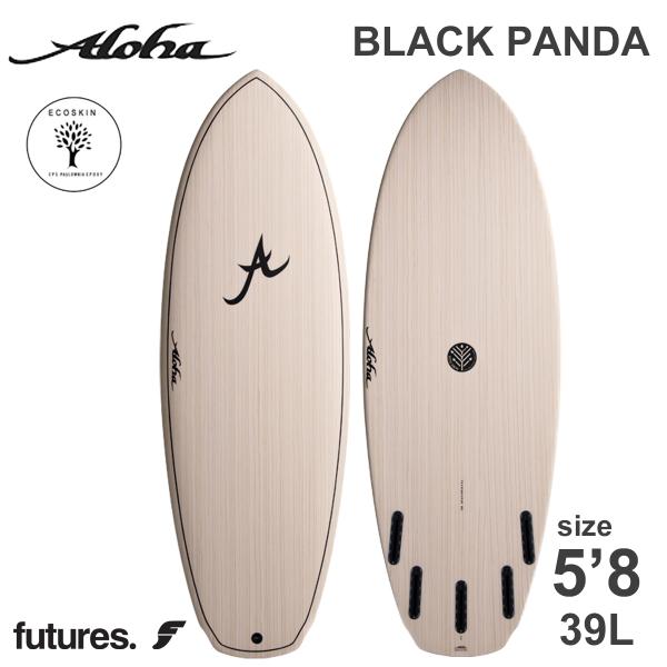 25 ALOHA SURFBOARDS アロハ サーフボード BLACK PANDA 5'8 EPS