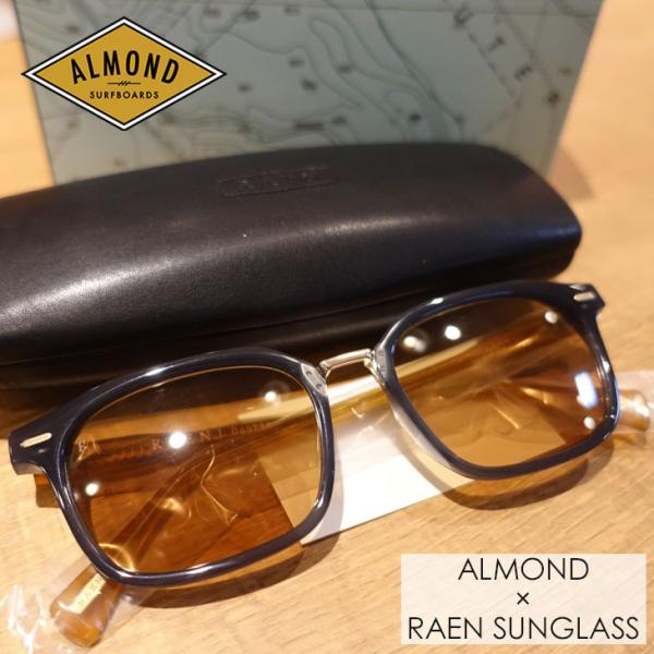 22 Almond Surfboards &amp; Design A[hT[t{[hfUC ALMOND × RAEN SUNGLASS BLUE/HONEY TOX Y AR002 {Ki
