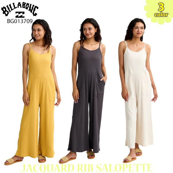 26 SS BILLABONG ビラボン サロペット JACQUARD RIB SALOPETTE 長ズボン パンツ レディース 2026年春夏 BG013709 BG013-709 日本正規品