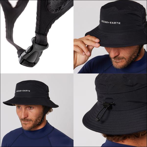 OCEAN&EARTH �I�[�V�����A���h�A�[�X �T�[�t�n�b�g �}�����n�b�g �X�q ���Ă��΍� �y�� ���� BINGIN SOFT PEAK SURF HAT �T�[�t�B�� ���{���K�i ���i�摜2