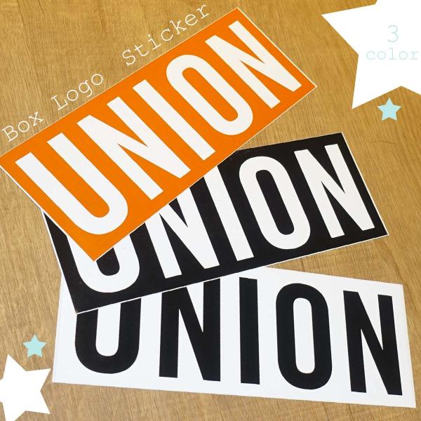 UNION ユニオン ステッカー Box Logo Sticker シール スノーボード スノボ ビンディング バインディング ボックスロゴ アウトドア スキー 車 屋外 日本正規品