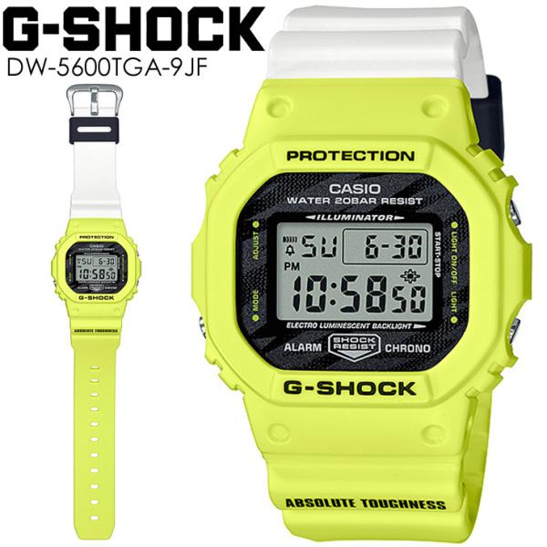 G-SHOCK 20 ジーショック DW-5600TGA-9JF 腕時計 20気圧防水 耐衝撃