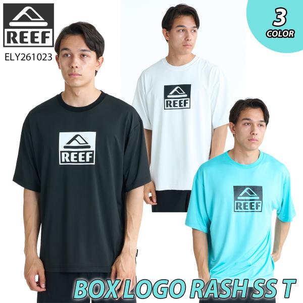 2024 RASH SURF TEE新品 REEF（リーフ） 26 SS REEF ラッシュガード Tシャツ BOX LOGO RASH SS