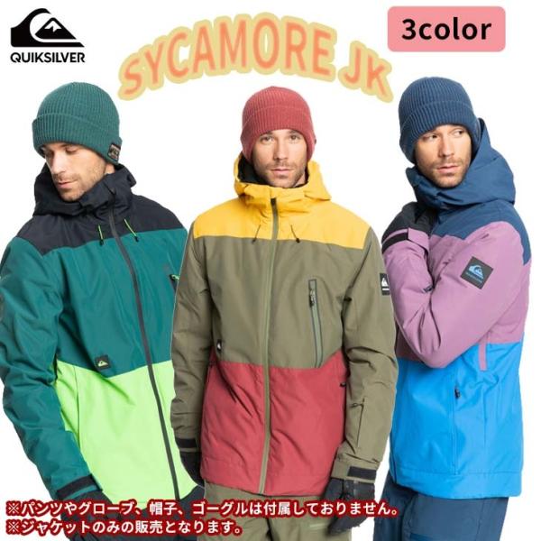 QUICKSILVER SYCAMORE JK シカモア　スノーボードウェア Quiksilver（クイックシルバー） 21/22 Quiksilver スノー