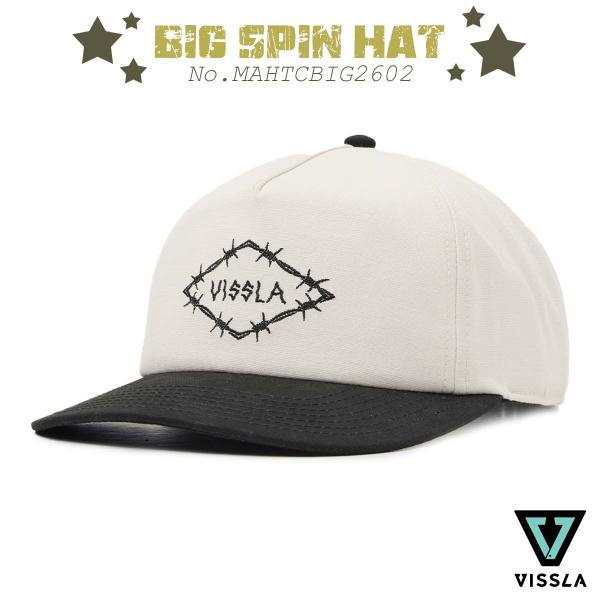 26 VISSLA ヴィスラ キャップ Big Spin Hat 帽子 CAP 5パネル カジュアル サーフィン アウトドア メンズ ビスラ 2026年春夏 品番 MAHTCBIG2602 日本正規品