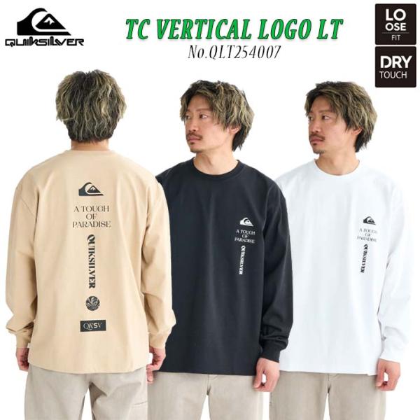希少　サプール　L 新品未使用品　長袖 Tシャツ スリーブロゴ　即完売品 25 FW Quiksilver クイックシルバー ロンT TC VERTICAL LOGO LT 長袖 T