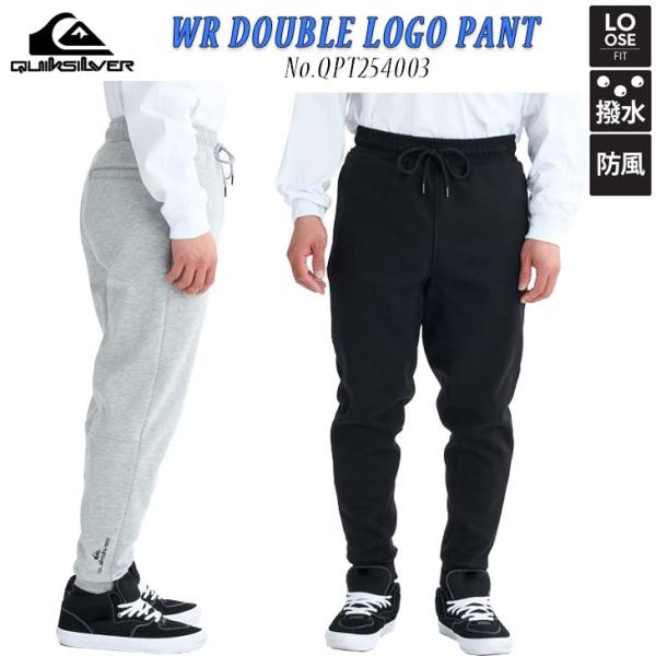 Quiksilver 25 FW クイックシルバー スウェットパンツ WR DOUBLE LOGO