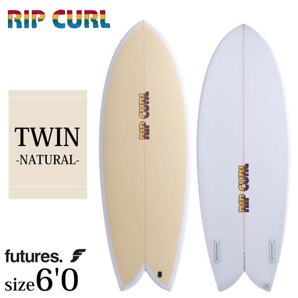 RIP CURL リップカール サーフボード【TWIN 2FIN(FUTURE) NATURAL-PU】バックフィンを取り除いて、時代を超越したツインフィンのスピードとグライドを体感してください。※ディケールカラー、位置は予告なく変更となる...
