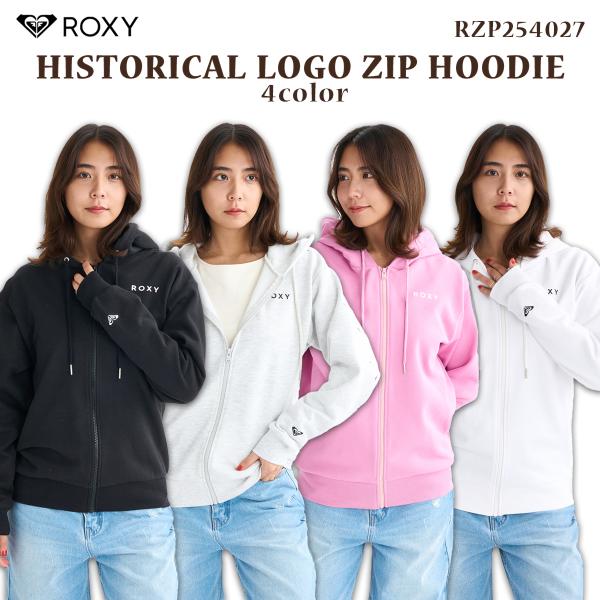 ROXY（ロキシー） 25 FW ROXY パーカー HISTORICAL LOGO ZIP HOODIE