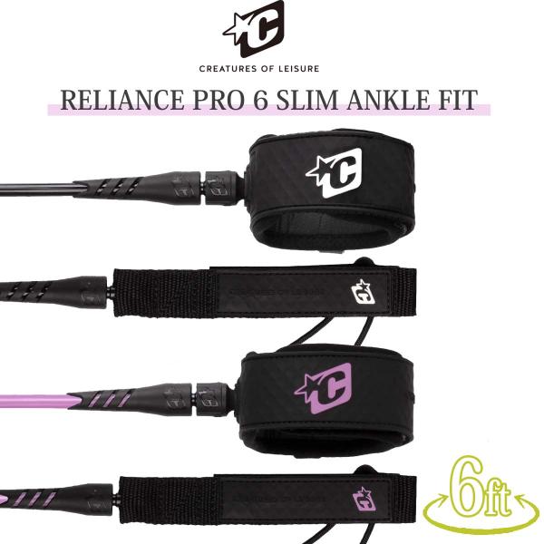 あすつく 即日出荷【代引き可能】ベストセラーシリーズ！"RELIANCE"モデルCREATURES OF LEISURE リーシュコード RELIANCE PRO 6 SLIM ANKLE FITスリムアンクルフィットは、お子様や足首が細い...