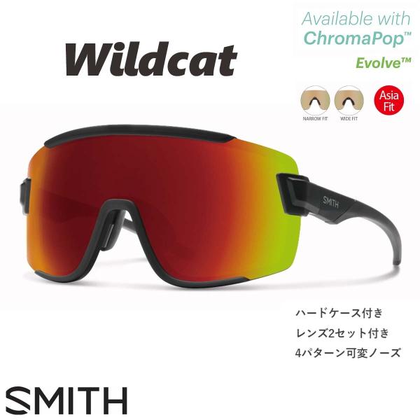 23 SMITH スミス サングラス Wildcat マット フレーム 釣り 海 自転車