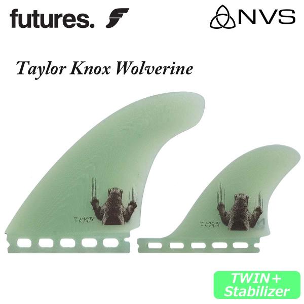futures. NVS フィン Taylor Knox Wolverine Twin＋Stabilizer ツイン