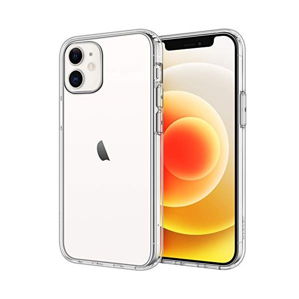 他サイト： JETech iPhone12 mini ケース (5.4インチ専用) 黄ばみなし 衝撃吸収 バンパーカバー 傷つけ防止 クリアバック (クリア)の商品画像
