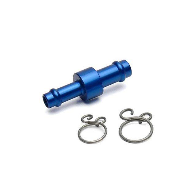 キタコ(KITACO) ホースジョイント ブルー φ4⇔φ5 993-0014050は径の異なるフューエルホースなどのジョイント(サイズ変換)に最適。アルミ削り出しでアルマイト処理の美しい仕上げです。[サイズ]φ4mm⇔φ5mm[付属品] ...