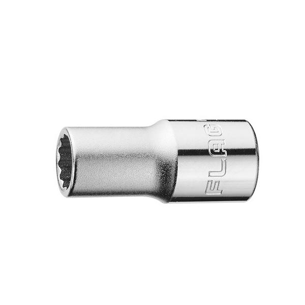 厳選されたクロームバナジウム鋼を鍛造・熱処理した、強靭で耐久性に優れたセミロングソケットです。[差込角] 3/8"(9.5mm)[サイズ] 10mm[全長] 40mm[ポイント] 12角[材質] クロームバナジウム鋼[仕上げ] クロームメッキ