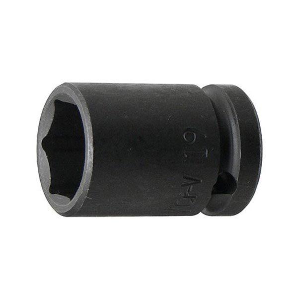素材には優れた強度・耐衝撃性を持つクロームバナジウム鋼を使用したインパクトソケットです。[差込角] 1/2"(12.7mm)[サイズ] 19mm[全長] 40mm[重量] 120g[ポイント] 6角[材質] クロームバナジウム鋼[仕上げ] ...