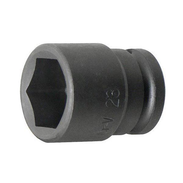 素材には優れた強度・耐衝撃性を持つクロームバナジウム鋼を使用したインパクトソケットです。[差込角] 1/2"(12.7mm)[サイズ] 23mm[全長] 40mm[重量] 150g[ポイント] 6角[材質] クロームバナジウム鋼[仕上げ] ...