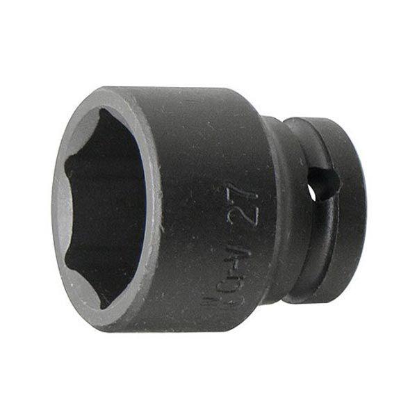 素材には優れた強度・耐衝撃性を持つクロームバナジウム鋼を使用したインパクトソケットです。[差込角] 1/2"(12.7mm)[サイズ] 27mm[全長] 40mm[重量] 210g[ポイント] 6角[材質] クロームバナジウム鋼[仕上げ] ...
