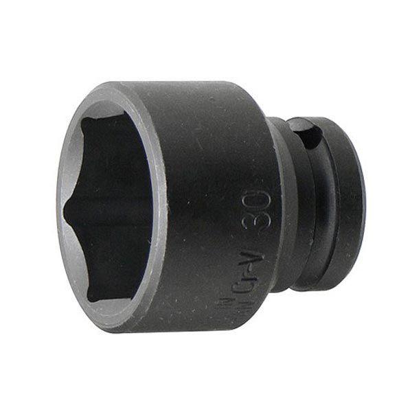 素材には優れた強度・耐衝撃性を持つクロームバナジウム鋼を使用したインパクトソケットです。[差込角] 1/2"(12.7mm)[サイズ] 30mm[全長] 42mm[重量] 190g[ポイント] 6角[材質] クロームバナジウム鋼[仕上げ] ...