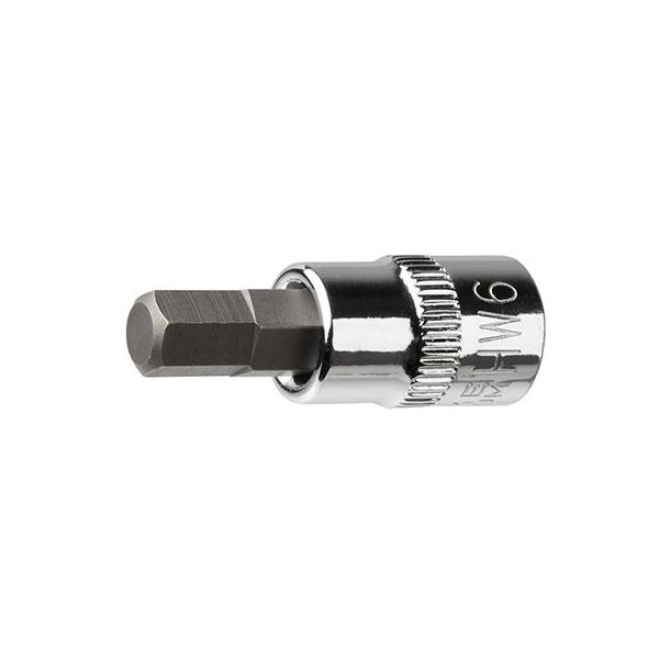 1/4"(6.3mm)ヘックスビットソケット6mmは、ソケット形状のヘックスレンチでラチェットレンチなどで使用できます。[差込角] 1/4"(6.3mm)[サイズ] 6mm[全長] 32mm[材質] クロームバナジウム鋼[仕上げ]・ソケット...