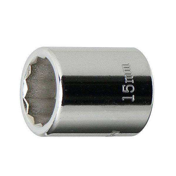 厳選されたクロームバナジウム鋼を鍛造・熱処理した、強靭で耐久性に優れた、工具箱に常備しておきたいスタンダードソケットです。[差込角] 3/8"(9.5mm)[サイズ] 15mm[全長] 27mm[重量] 39g[ポイント] 12角[材質] ...