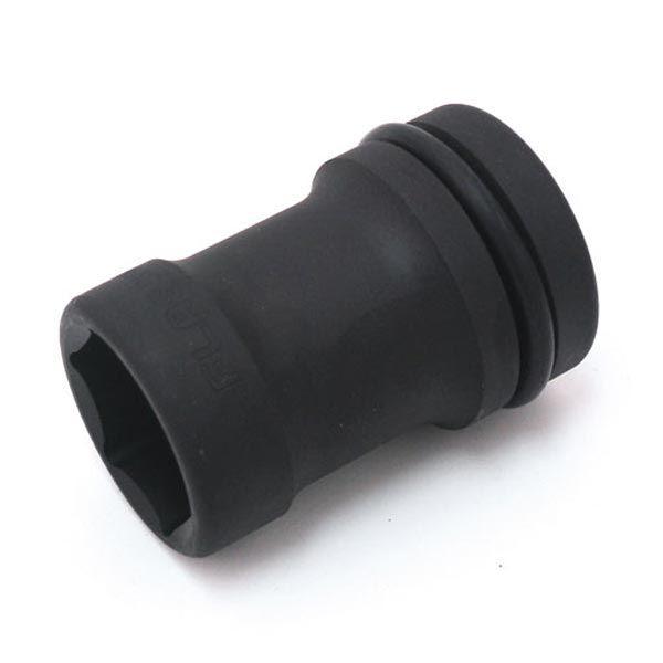 強靭で粘りのあるクロームモリブデン鋼を使用した、トラックのダブルタイヤ用ナットに使用するインナーインパクトソケットです。6角と4角の二重構造で、1本でアウターとインナーのナット両用でご使用いただけます。[差込角] 1"(25.4mm)[サイ...