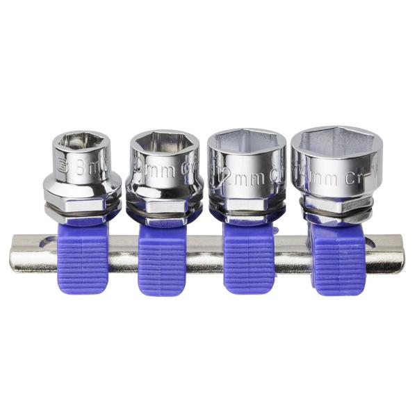 FLAG(フラッグ) 超ショートソケットセット 4ピース 6ポイント 差込角1