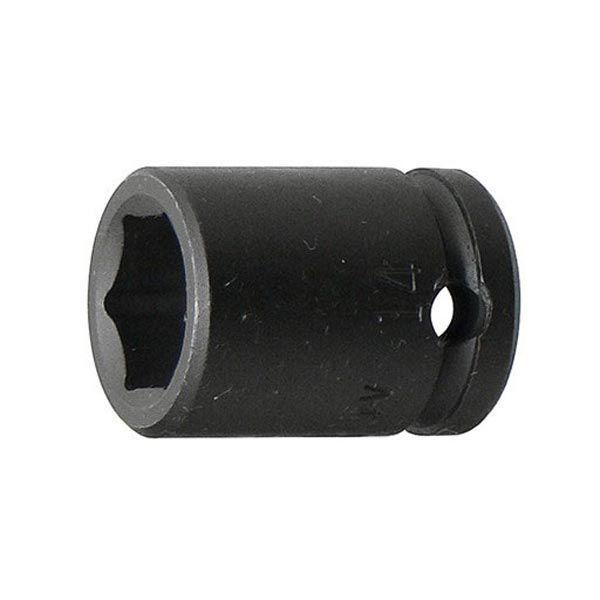 素材には優れた強度・耐衝撃性を持つクロームバナジウム鋼を使用したインパクトソケットです。[差込角] 3/8"(9.5mm)[サイズ] 14mm[全長] 30mm[重量] 60g[ポイント] 6角[材質] クロームバナジウム鋼[仕上げ] 黒仕上げ