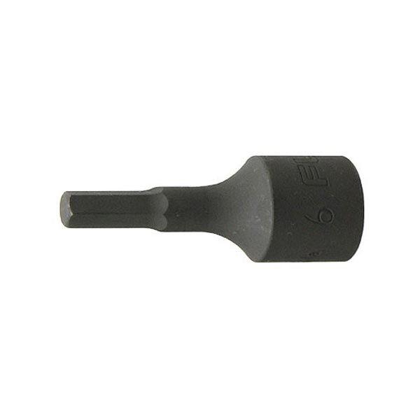 素材には優れた強度・耐衝撃性を持つクロームバナジウム鋼を使用したヘックスビットソケットです。[差込角] 3/8"(9.5mm)[サイズ] 6mm[全長] 52mm[重量] 46g[材質] クロームバナジウム鋼[仕上げ] 黒仕上げ