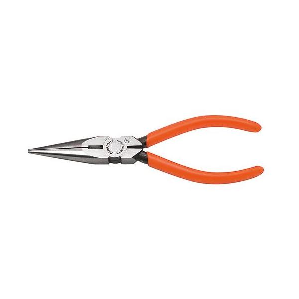 高品質なクロームバナジウム鋼を使用していますので先端が強靱で折れにくく曲がりにも強いラジオペンチです。[全長] 150mm[切断能力]・鉄線φ1.5mm・銅線φ2.6mm[材質] クロームバナジウム鋼