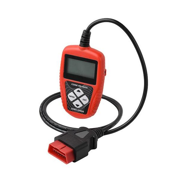コードリーダーは、エンジン・ミッション(Pコード)の故障コード読み取り、消去に使用できる自動車用故障診断機です。 OBDII標準ソケット(16ピン)に差し込んで使用します。表示が見やすいバックライト付き。[適応ソケット規格] 16ピン OB...