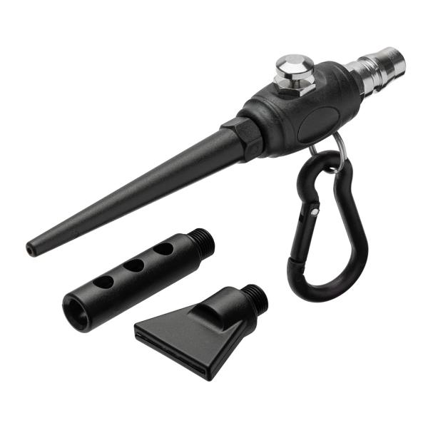 ミニエアーブローガンセット (カラビナ付き) STRAIGHT/15-7403 (STRAIGHT/ストレート)