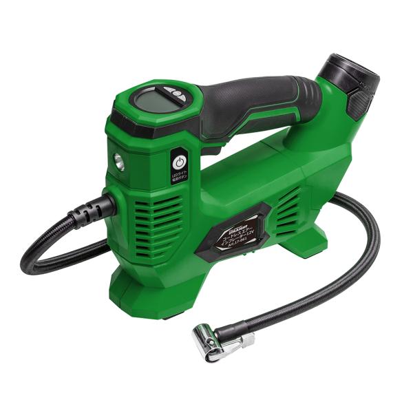 コードレスエアーインフレーター12Vは、電源コードやエアーコンプレッサー及びエアホースなどが不要のため、小回りが利き、場所を選ばず使用できます。ボールや浮き輪等に充填できる各種アダプターも付属します。[サイズ] 235×175×78mm(バ...