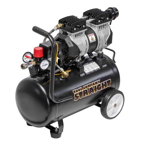 TOOL COMPANY STRAIGHT エアーコンプレッサー 100V 1馬力 24L