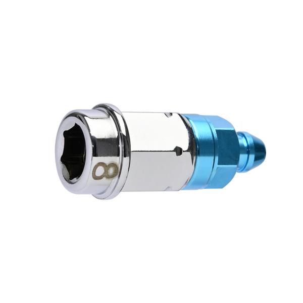 ブレーキブリーダーソケット 8mm ワンウェイバルブ内蔵 STRAIGHT/19-0008 (STRAIGHT/ストレート)