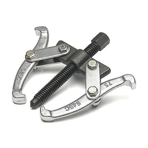 ギヤ・ベアリング・プーリーなどを引き抜くギヤプーラーです。ギヤーの外径、内径のどちらにでも爪を引っかけて作業出来ます。[使用範囲(外径)] 0〜75(mm)[リーチ] 65(mm)[爪数] 2本[使用工具] 14mmレンチ[材質] カーボン...