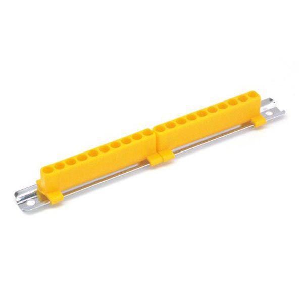 1/4"(6.3mm)サイズの六角ビットの収納に使用するビットホルダーです。ビットが工具箱の中でバラバラにならないので大変便利です。[収納数]20個 (10個×2)[全長]ホルダー:82mmレール:200mm