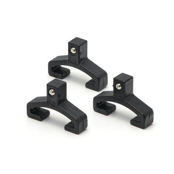 スペアクリップ 1/4"(6.3mm) 3ピース (ソケットホルダー ブルー 差込角1/4"(6.3mm)＆3/8"(9.5mm)用)は、ソケットホルダー ブルーの1/4"(6.3mm)サイズのクリップです。[適応商品] 19-4455 ソ...