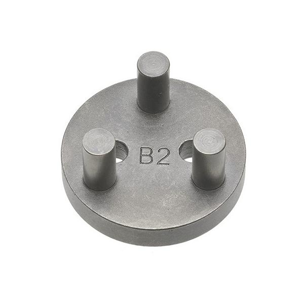 適応商品のブレーキキャリパーツールと併用するアダプター単品です。[適応商品]・ブレーキキャリパーツールセット：19-9131、19-9132、19-9133